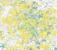 Carte Arcep des débits internet en ile de France