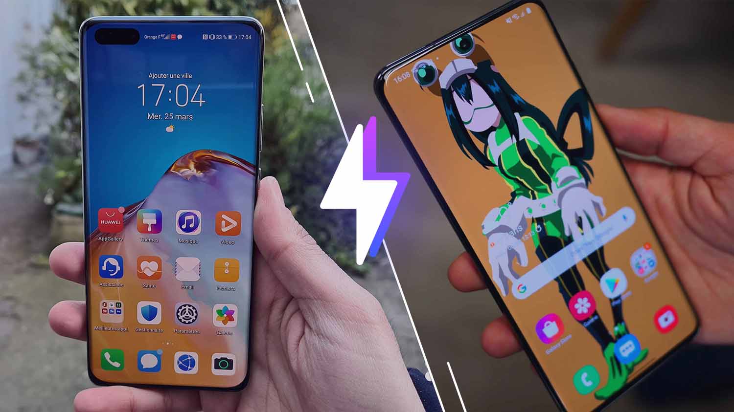 Le Huawei P40 Pro vs le Samsung Galaxy S20 Ultra