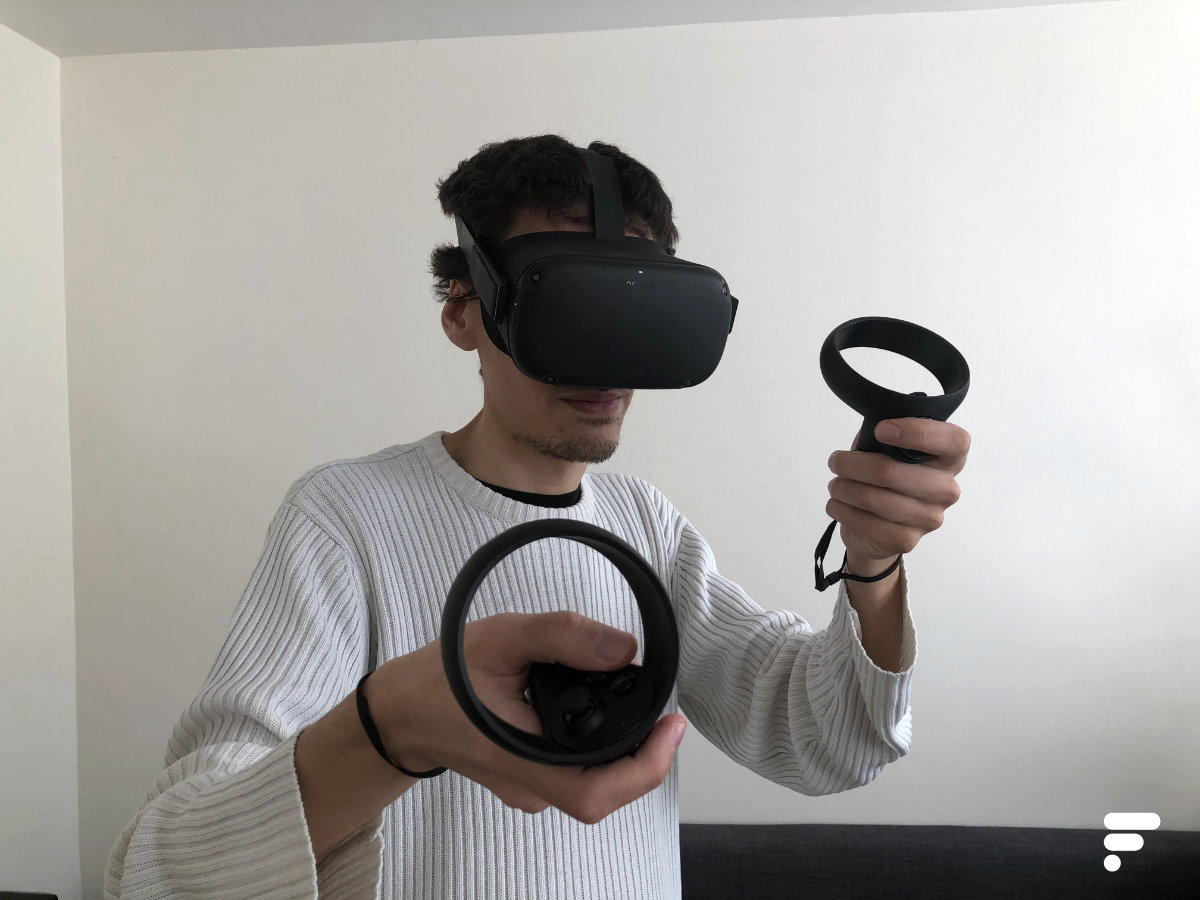 Oculus Quest en utilisation