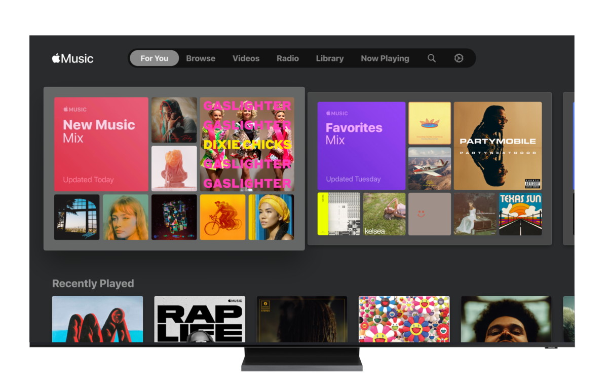 Apple music peut désormais être installé sur les téléviseurs Samsung
