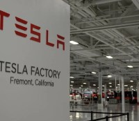 L'usine de Tesla, à Fremont (Californie)