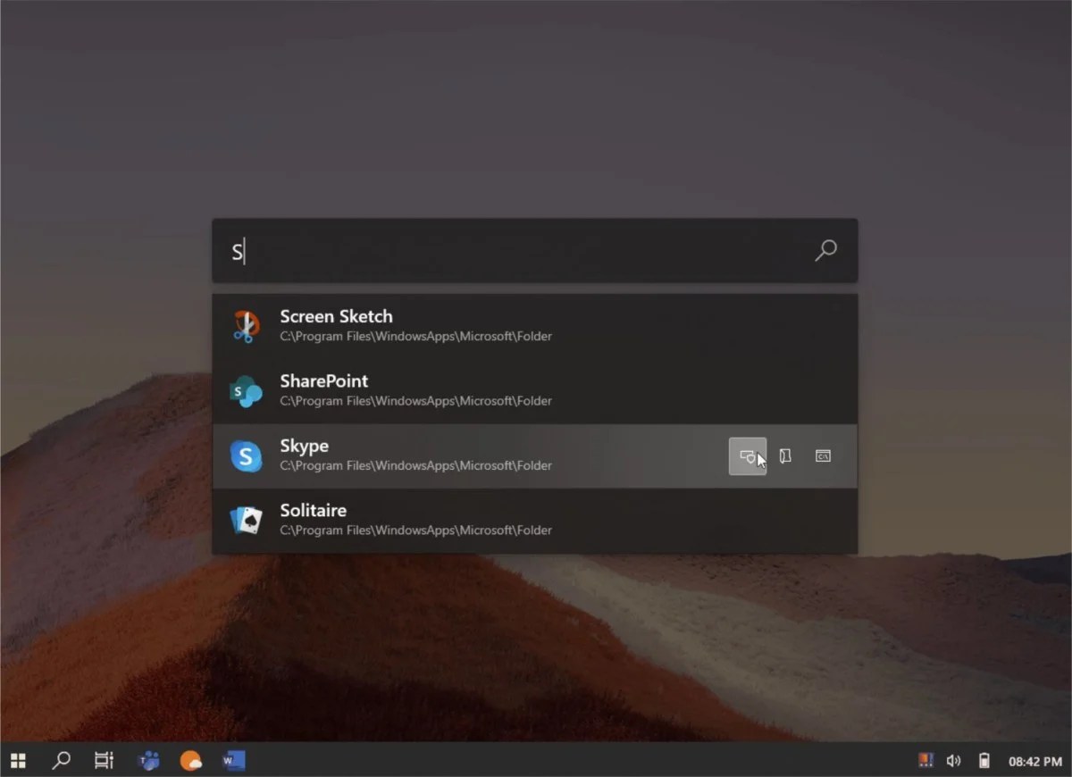 Moteur de recherche PowerToys Windows 10
