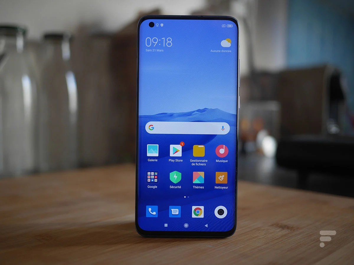 Photo de la face avant du Xiaomi Mi 10 Pro