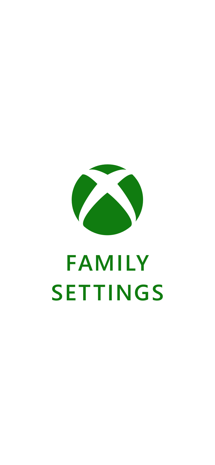 Xbox Family Settings