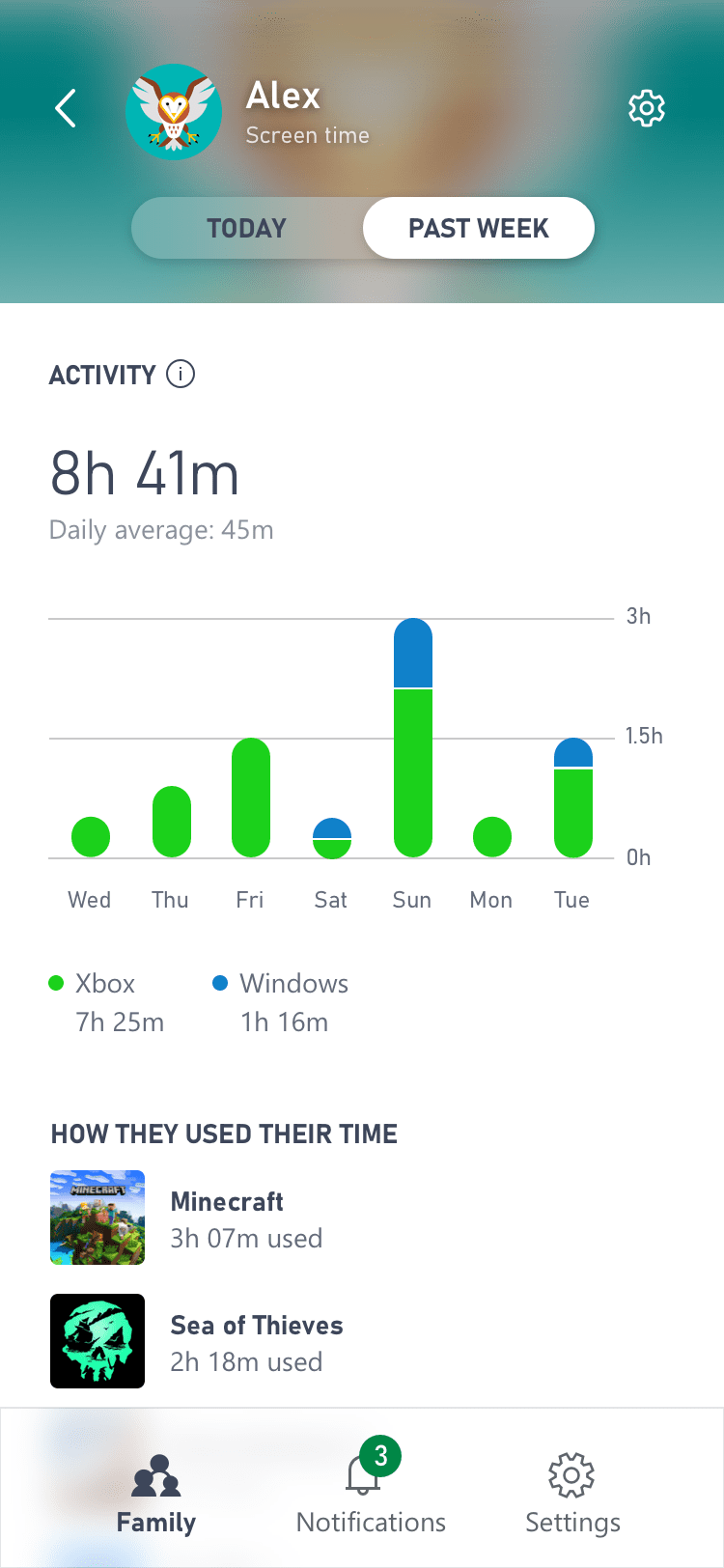 Xbox Family Settings