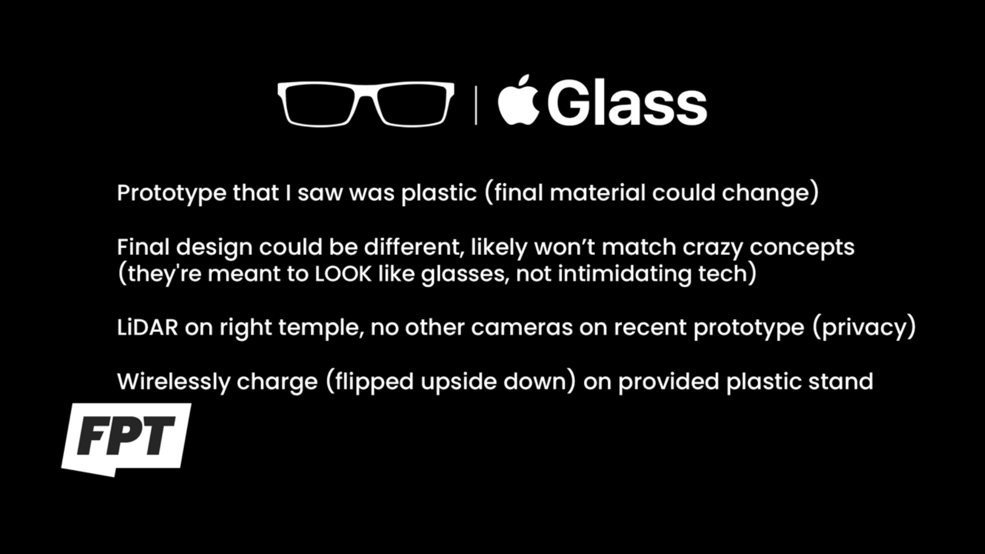 Fonctions des Apple Glass
