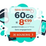 Ce forfait mobile propose 60 Go de 4G pour seulement 8,99 euros par mois