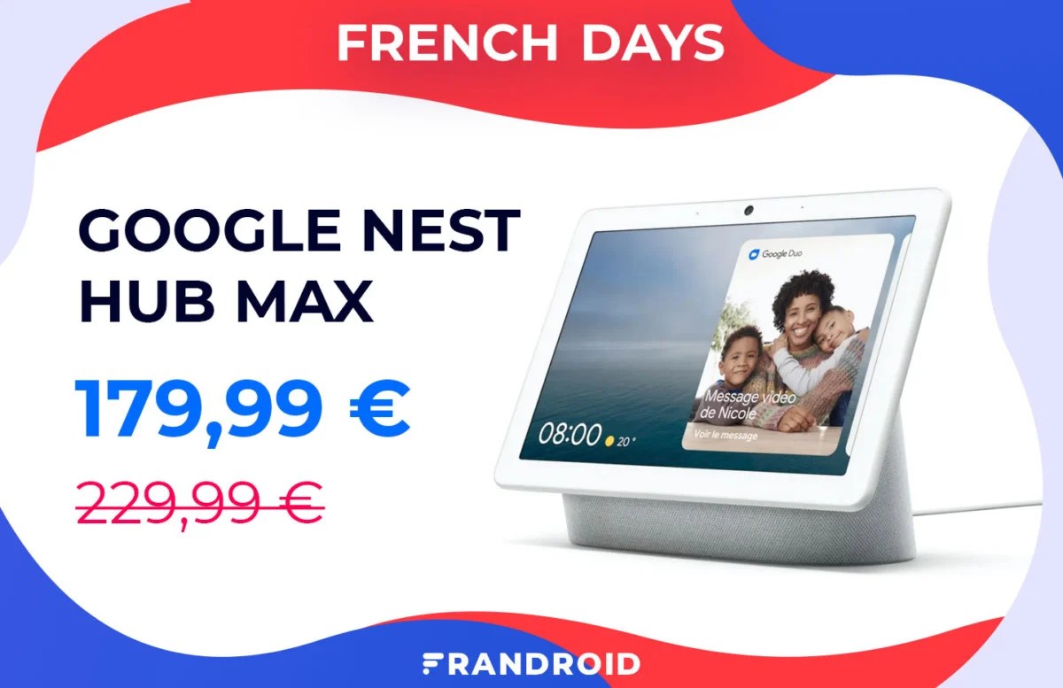 Google Nest Hub Max French Days