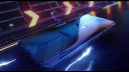 L'arrière du smartphone Lenovo Legion