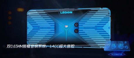 L'emplacement de l'appareil photo du Lenovo Legion
