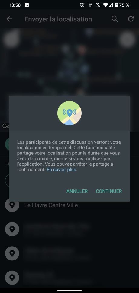 Partager position 11