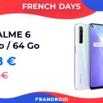 Le Realme 6 (écran 90 Hz) est sous la barre des 200 € pour les French Days