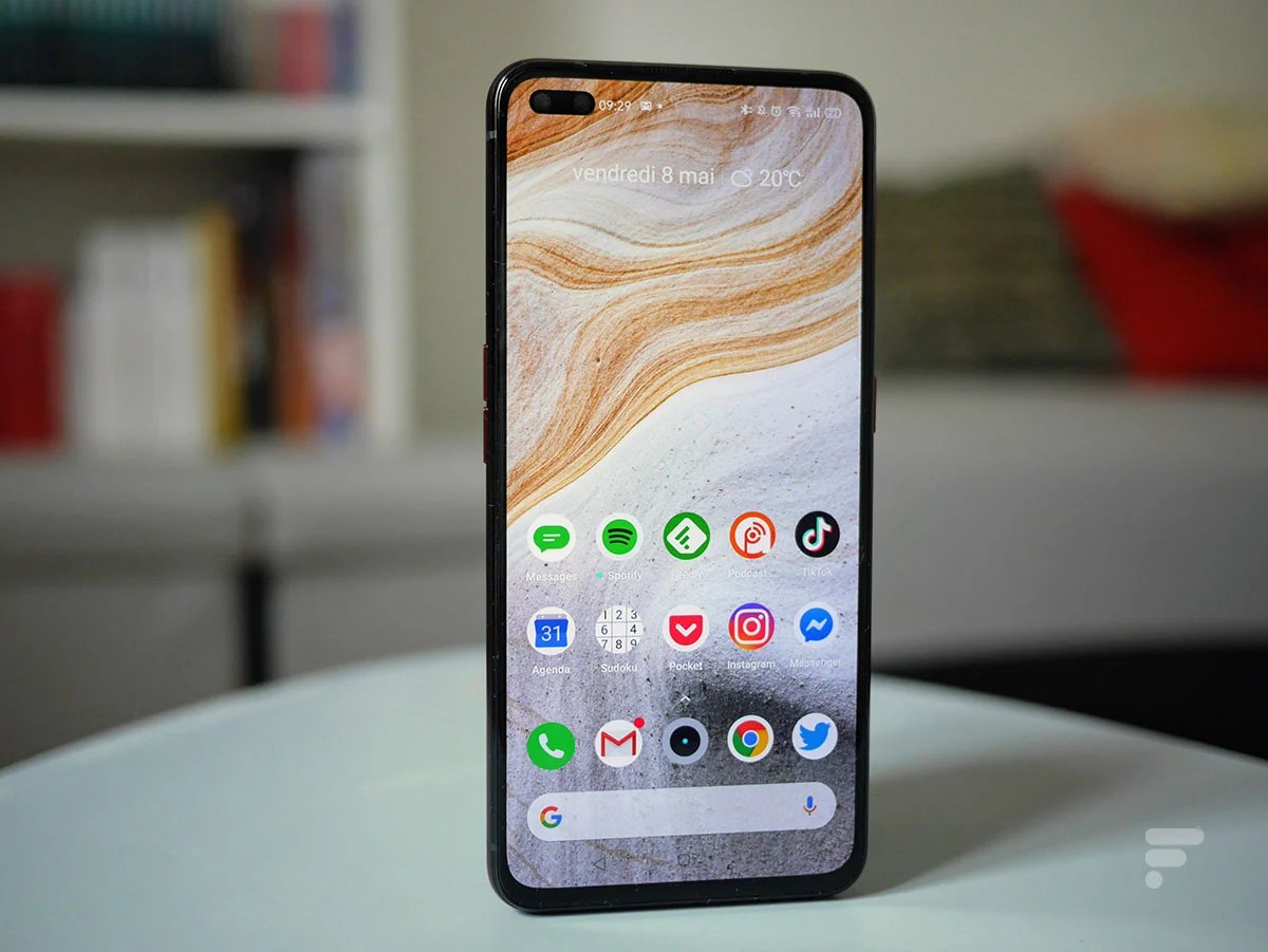 L'écran du Realme X50 Pro