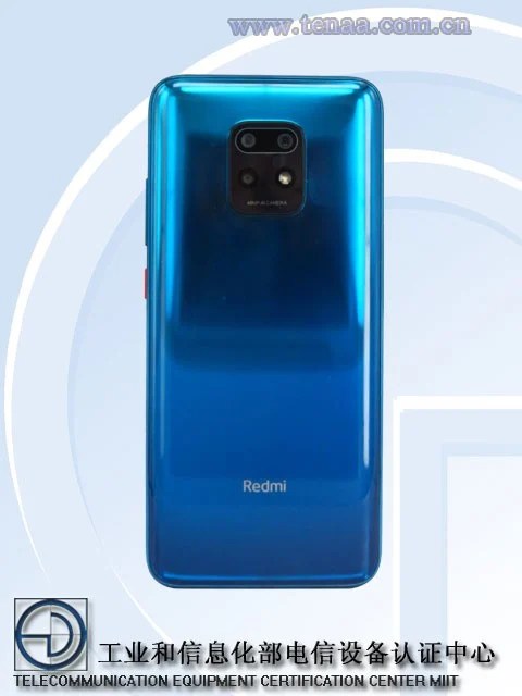 Le dos du Redmi Note 10 // Source : TENAA