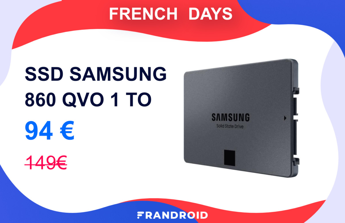 SSD Samsung 860 QVO 1 To French Days