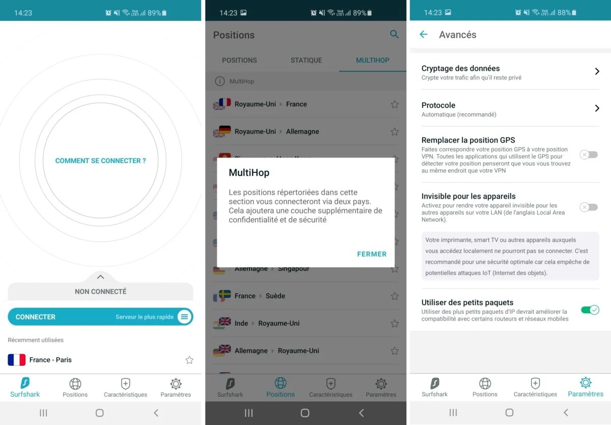 surfshark application android