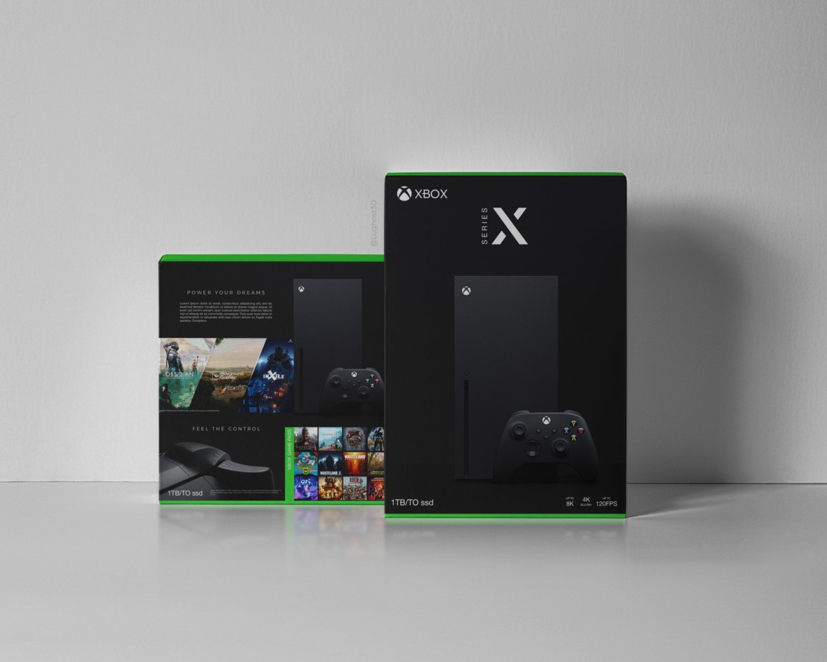 Xbox Series X concept art boite