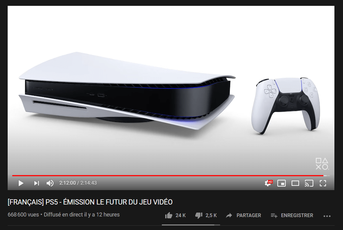 Conférence Sony YouTube