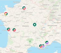 La carte collaborative du tourisme en France // Source : Facebook/Mapstr
