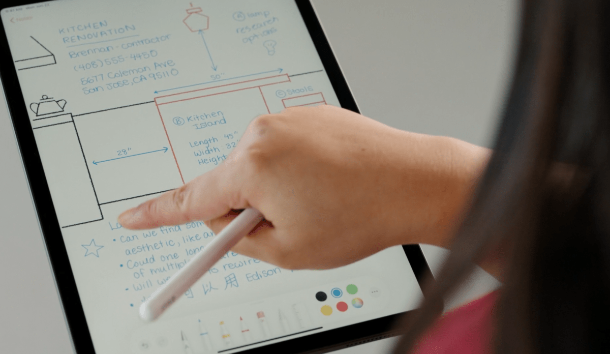 La reconnaissance d’écriture sur iPadOS 14 Apple