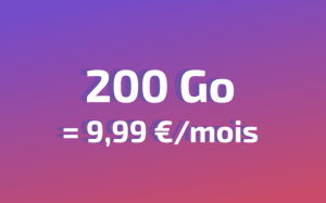 Derniers jours pour ce forfait mobile 200 Go à moins de 10 euros par mois