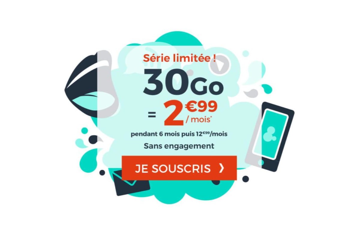 Cdiscount mobile 30 Go en France et 10 Go en Europe
