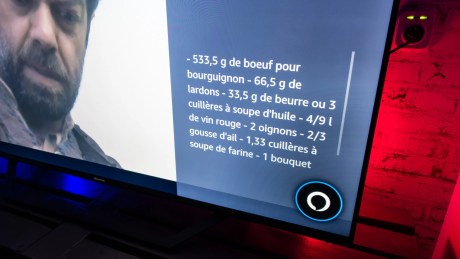 Alexa vous propose d'afficher les instructions d'une recette Marmiton sur la télé