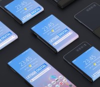 Concept du smartphone pliable à deux clapets // Source : LetsGoDigital