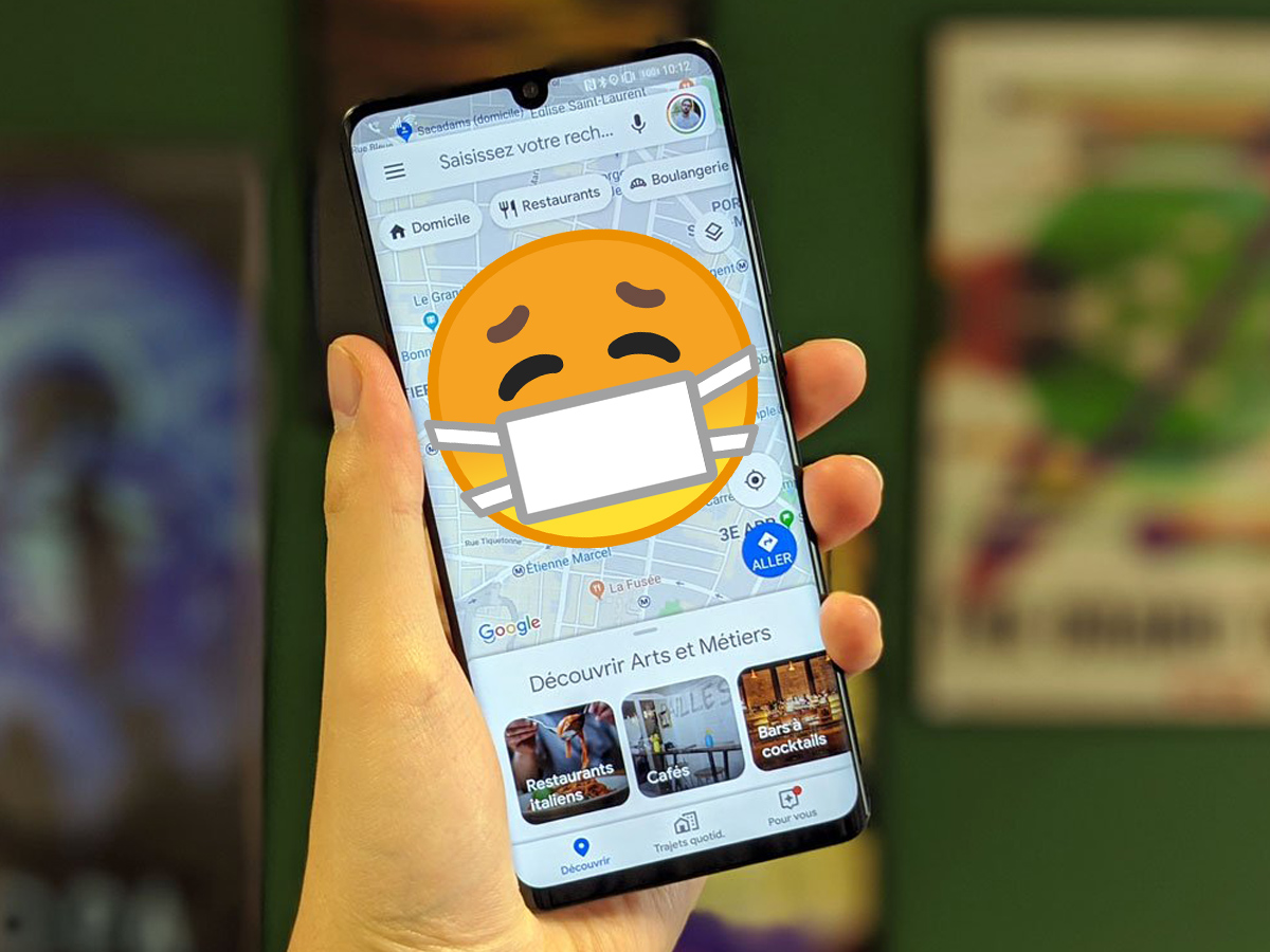 Google Maps et le Covid-19