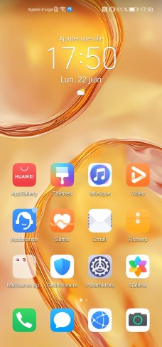 Huawei P40 Lite écran d'accueil