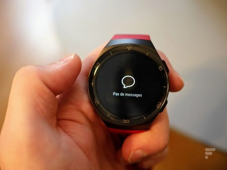 La liste des notifications sur la Huawei Watch GT 2e