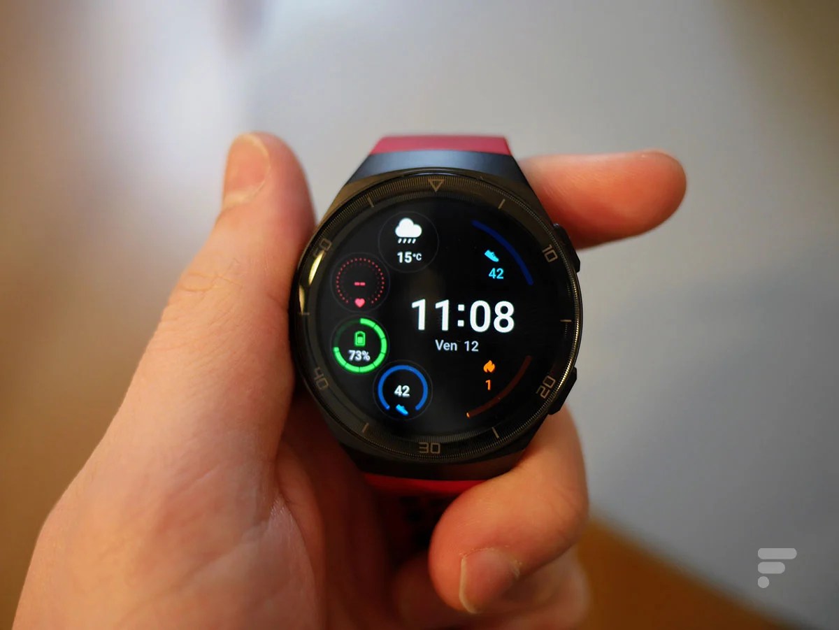 Le cadran de la Huawei Watch GT 2e