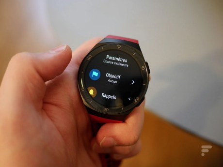 Les différentes options d'entrainement sur la Huawei Watch GT 2e