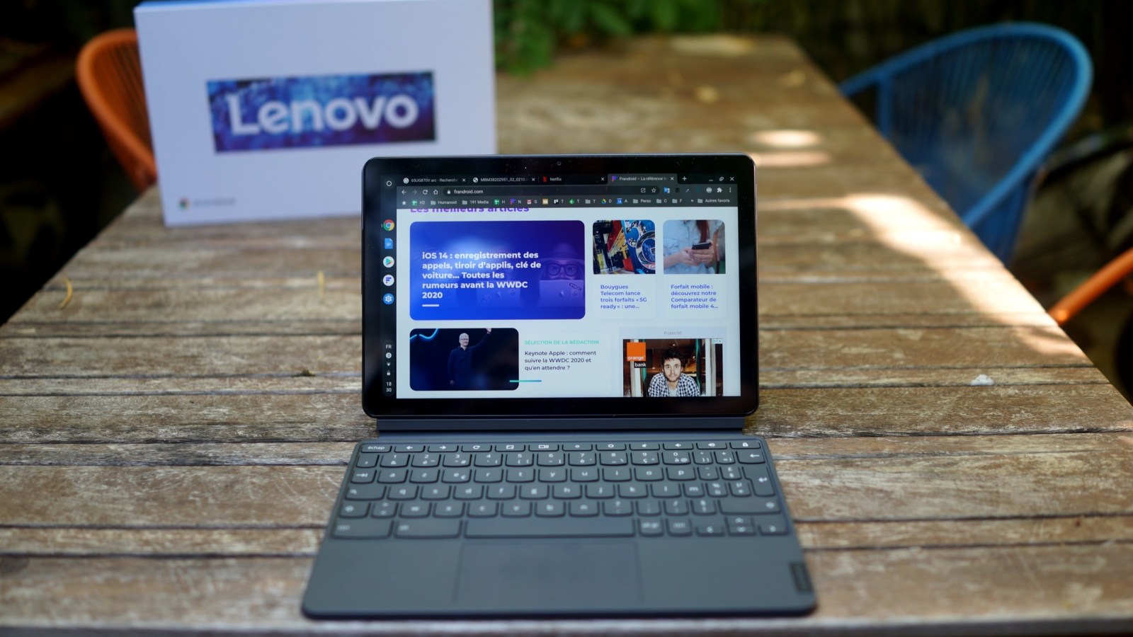 Test Lenovo IdeaPad Duet Chromebook (2020) notre avis complet