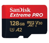 microSD SanDisk Extreme Pro 128 Go pour filmer en 4K