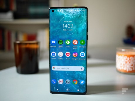 L'écran du Motorola Edge