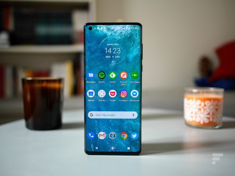 L'écran du Motorola Edge
