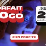 Dernier jour pour faire des économies avec ce forfait mobile 30 Go à 2,99 €/mois Dernier jour pour faire des économies avec ce forfait mobile 30 Go à 2,99 €/mois
