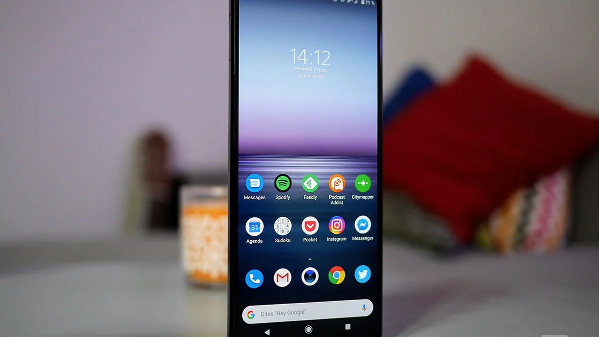 La face avant du Sony Xperia 1 II