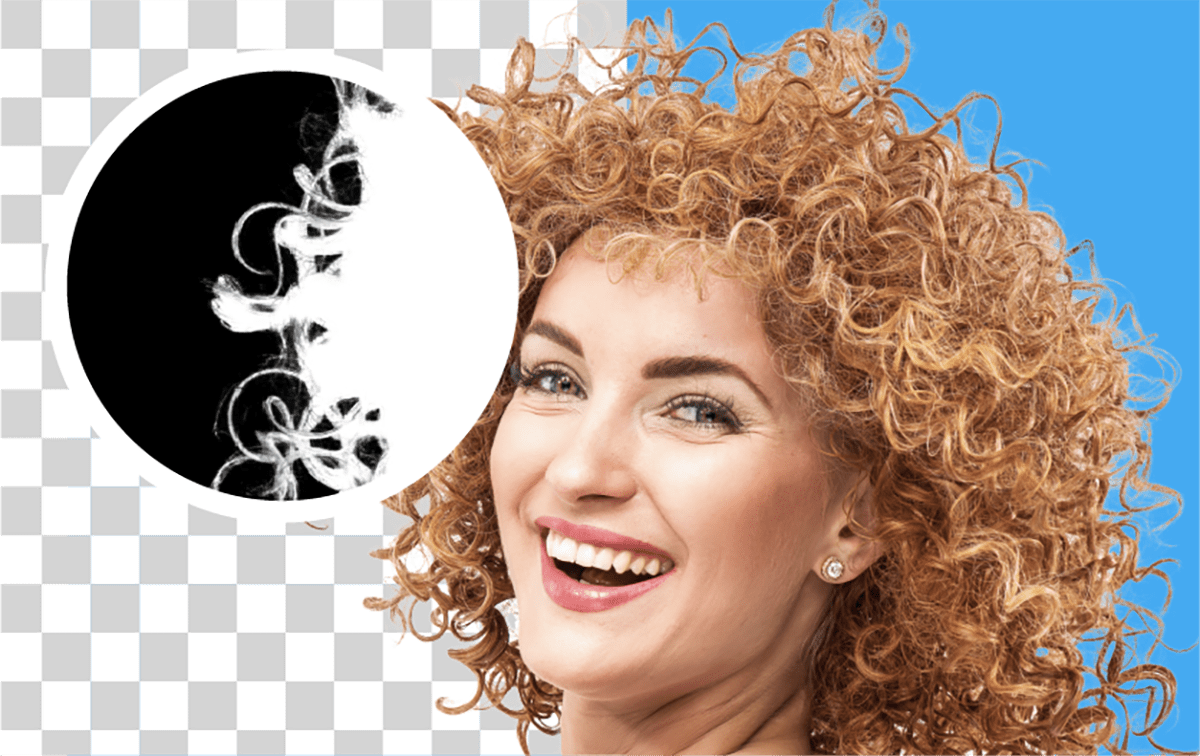 La sélection de portrait dans Photoshop