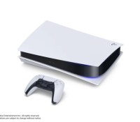 La PS5 à l'horizontale // Source : Sony