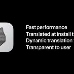 Rosetta, déjà utilisé par le passé chez Apple, loupe le coche sur la virtualisation // Source : Apple