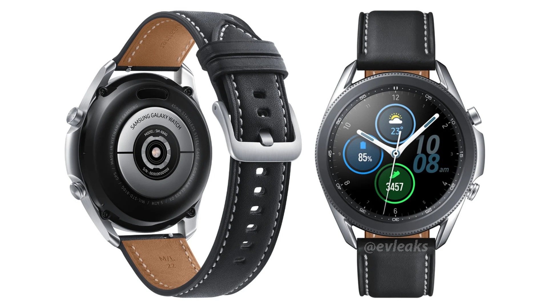 Rendu de la futur Galaxy Watch 3