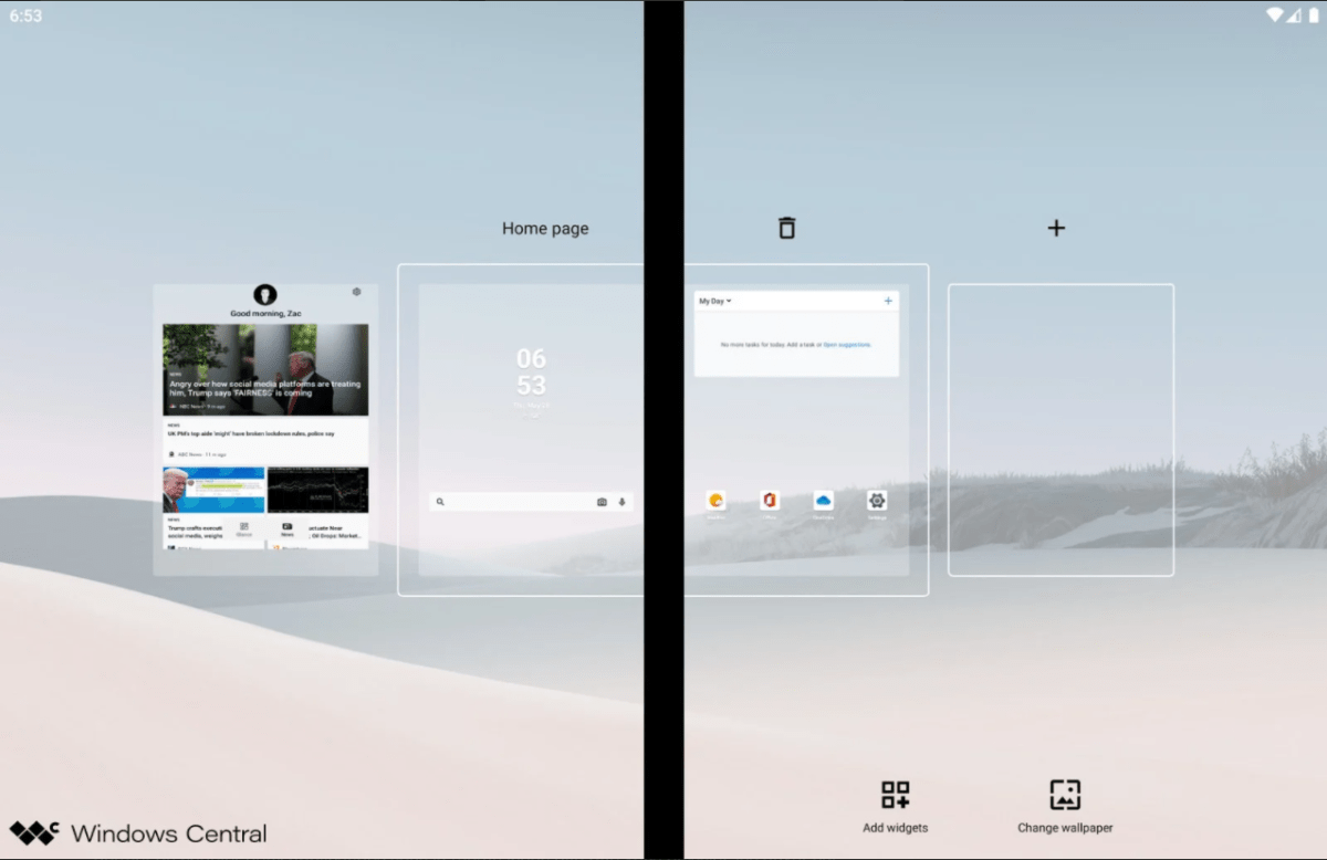 L'affichage du Microsoft Surface Duo