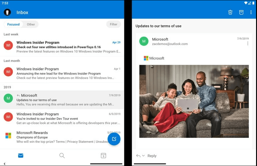 Microsoft Surface Duo : voici comment s’afficheront les applications sur le double écran