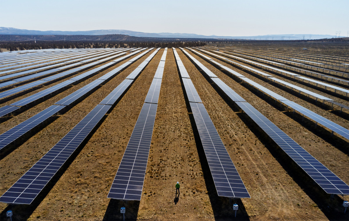 Une ferme solaire d’Apple