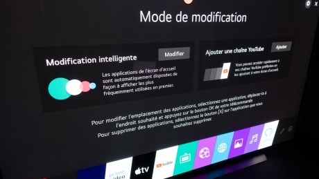 Un nouveau mode de modification est disponible.