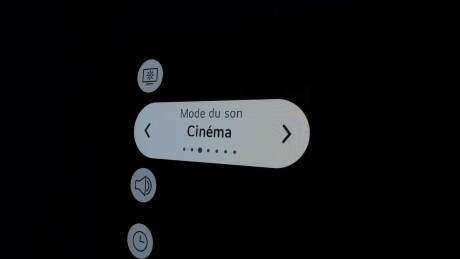 Le mode son cinéma est le plus polyvalent