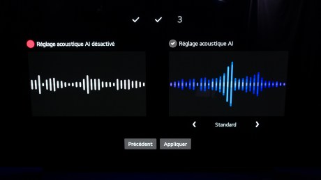 Les modes disponibles après configuration