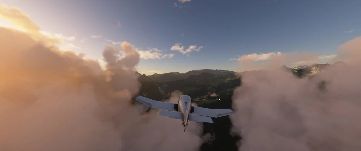 Flight Simulator nuages